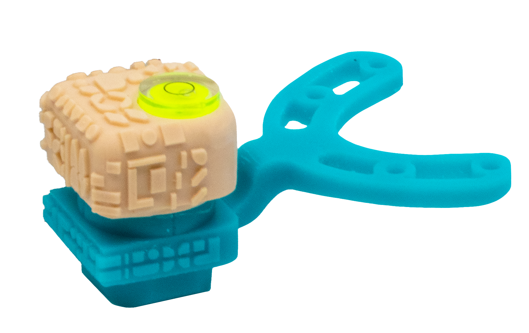 Kois Scan Body with teal index tray and level